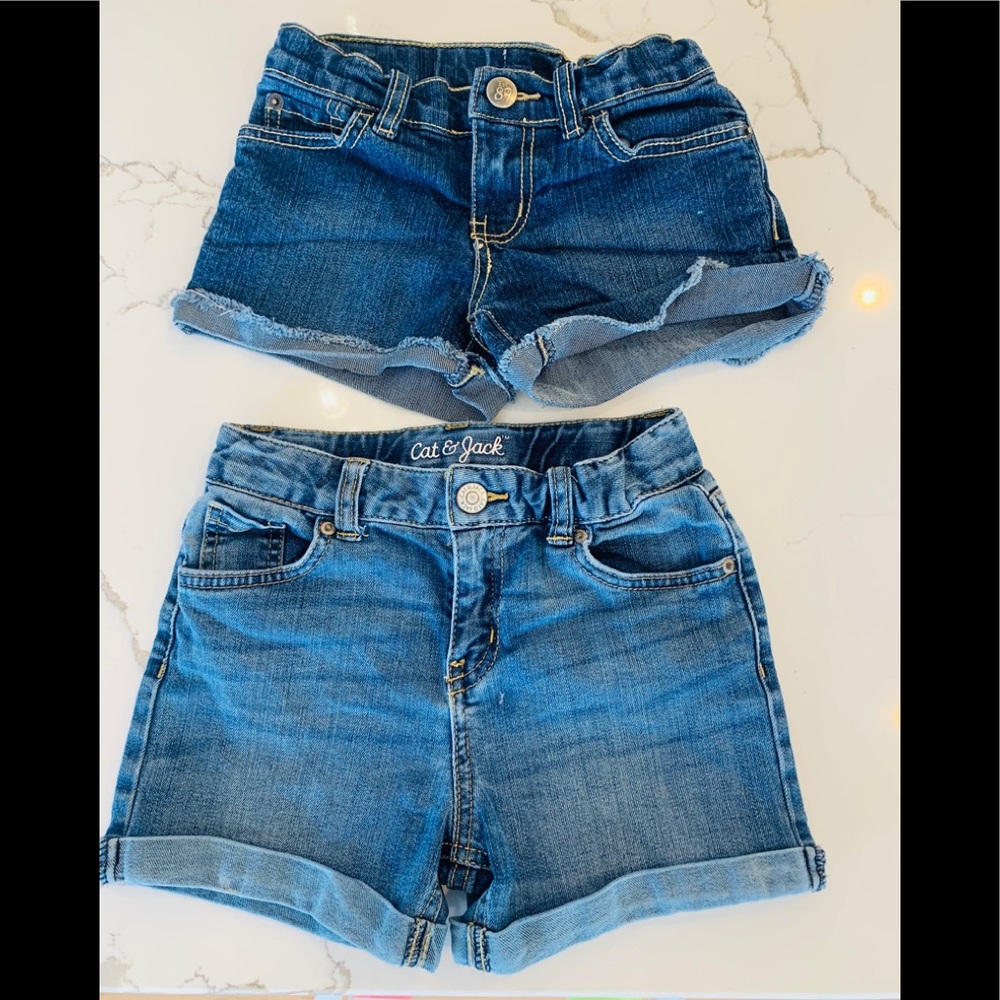 2 pair of Girls size 6 Jean shorts